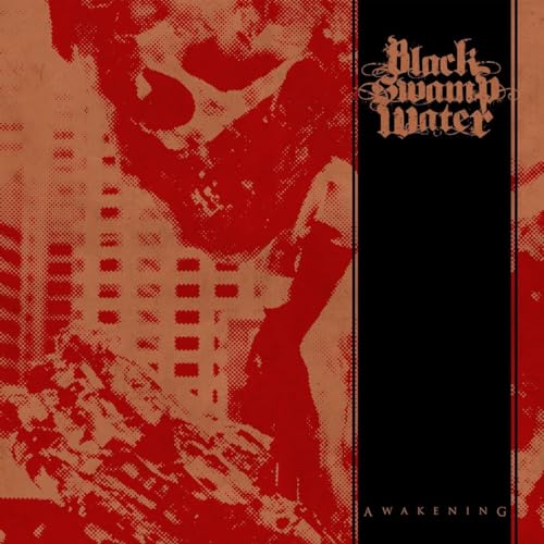 Red and black album cover with a distorted skull and band name.