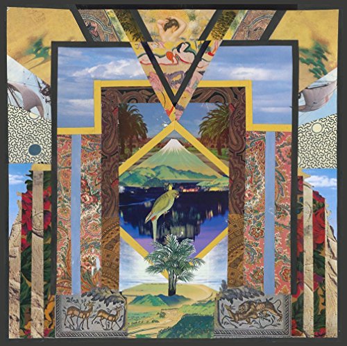 Album cover for The Black Tambourines’ “Freedom” featuring collage landscape.