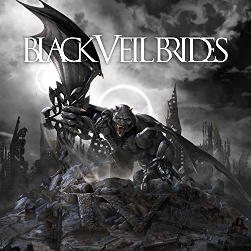 Black Veil Brides album cover featuring a gargoyle and dark, gothic landscape.