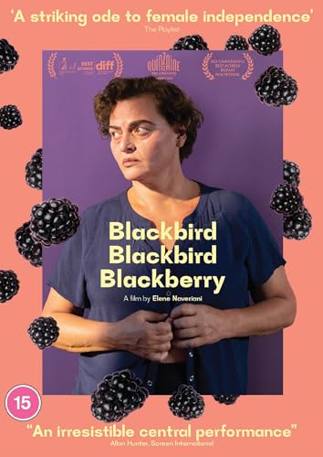 DVD cover for "Blackbird Blackberry" featuring a woman and blackberries.