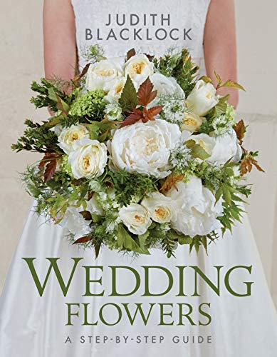 Book cover featuring a bride holding a lush bouquet of white flowers.