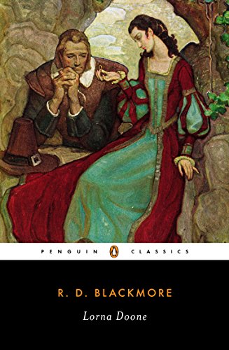 Penguin Classics edition of "Lorna Doone" with painted cover of a couple.