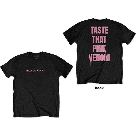 Black unisex t-shirt with “Taste That” design printed on the back, size XX-Large.