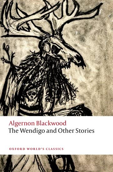 Book cover illustration of a skeletal deer-like creature with text below on white background.
