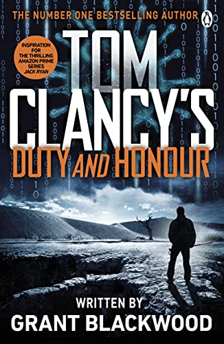 Book cover: “Duty and Honour” by Grant Blackwood, with a lone figure.