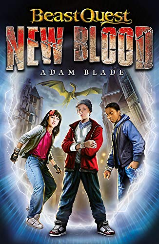 Book cover featuring three young people and a flying dinosaur.