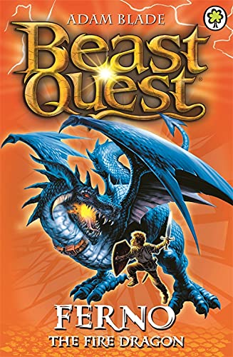 Book cover featuring a blue dragon and a knight with a sword and shield.