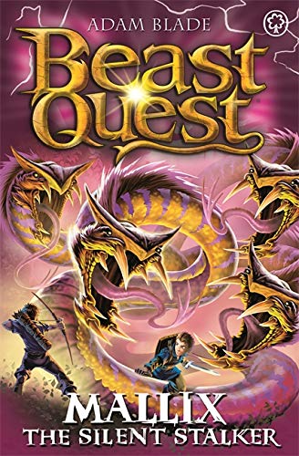 Book cover featuring a purple, multi-headed beast and a young hero.