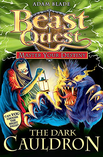 Book cover depicting a cloaked figure and a snarling, blue beast.