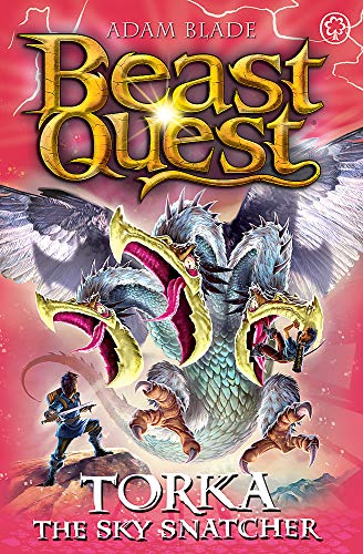 Book cover featuring a multi-headed winged beast and a warrior.