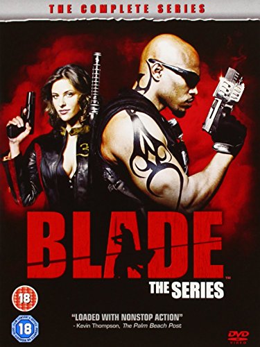 DVD cover for "Blade: The Series" featuring two figures with weapons.