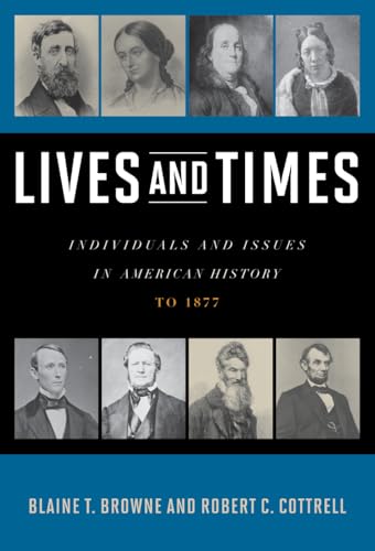 Book cover featuring historical portraits and the title "Lives and Times.