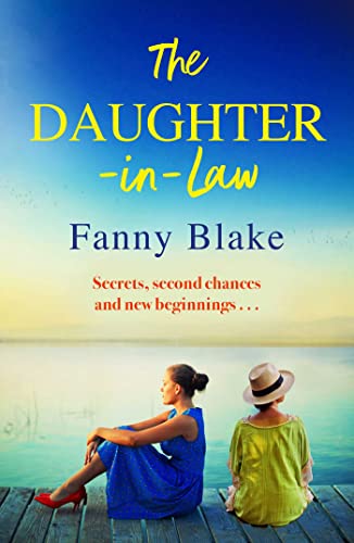 Book cover: two women seated on a dock overlooking blue water.