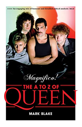 Book cover featuring the band Queen and the title "Magnifico!".
