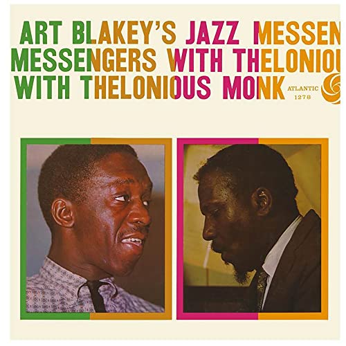 Album cover featuring Art Blakey and Thelonious Monk in split portrait squares.