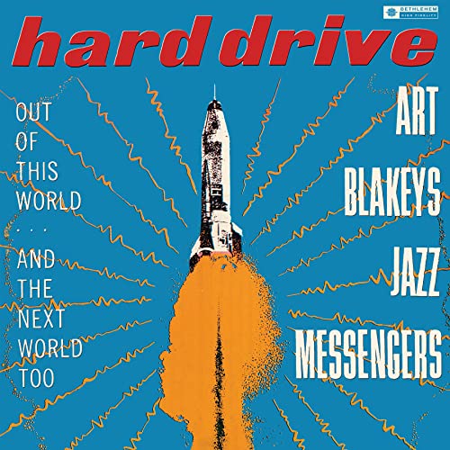 Album cover for Art Blakey & The Jazz Messengers’ “Hard Drive” reissue.