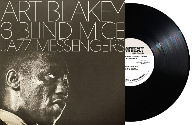 Art Blakey & The Jazz Messengers "Three Blind Mice" vinyl record.