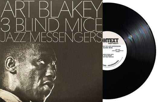Art Blakey & The Jazz Messengers "Three Blind Mice" vinyl record.