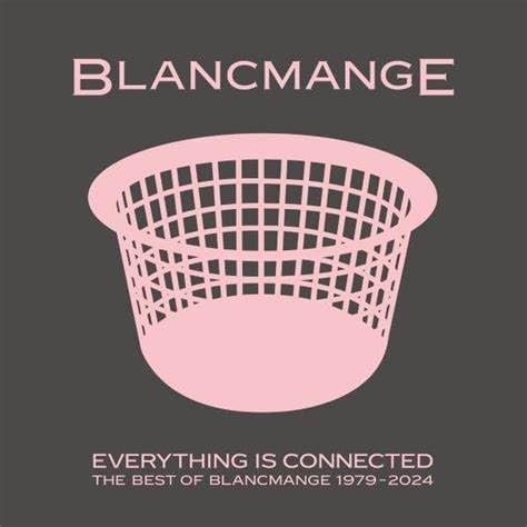 Blancmange album cover: pink laundry basket on a dark background.