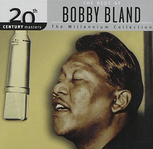 Bobby Bland album cover featuring a vintage microphone and portrait.