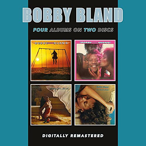 CD cover featuring four Bobby Bland album artworks on a black and teal background.