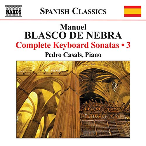 CD cover for Manuel Blasco de Nebra keyboard sonatas, Vol. 3.