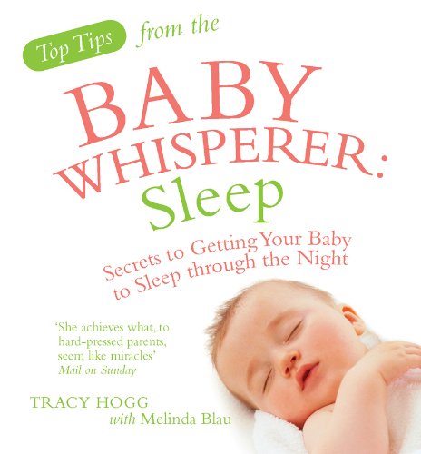 Book cover featuring the title “Baby Whisperer: Sleep” and a sleeping baby.