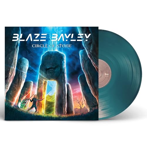 Blaze Bayley vinyl record, "Circle Of Stone," with stone circle artwork.