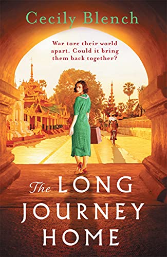 Book cover: woman in green dress standing by a temple gateway.