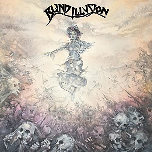 Album cover for Blind Illusion’s “Wrath Of The Gods” with fantasy art.