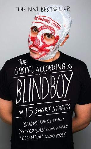 A man wearing a plastic bag mask on the cover of The Gospel According to Blindboy.