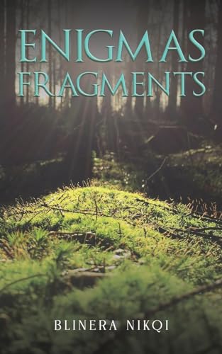 Book cover for "Enigmas Fragments" with a dark forest background.