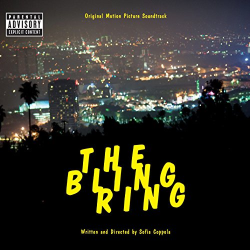 The Bling Ring movie soundtrack cover with nighttime cityscape and yellow text.