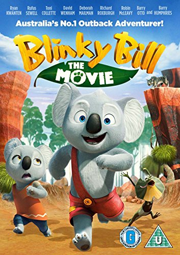 DVD cover for “Blinky Bill The Movie” featuring animated koala characters.