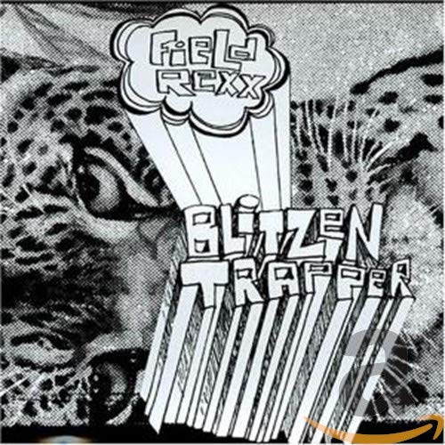 CD cover for Blitzen Trapper’s “Field Rexx” with tiger and text.