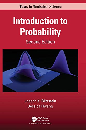 Red textbook cover with white text: "Introduction to Probability, Second Edition".