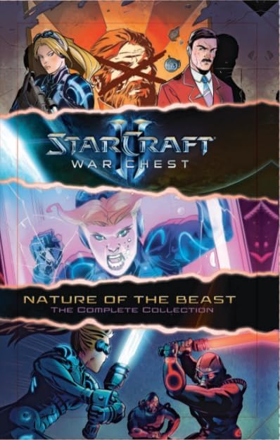 StarCraft: War Chest - Nature of the Beast cover with character portraits.