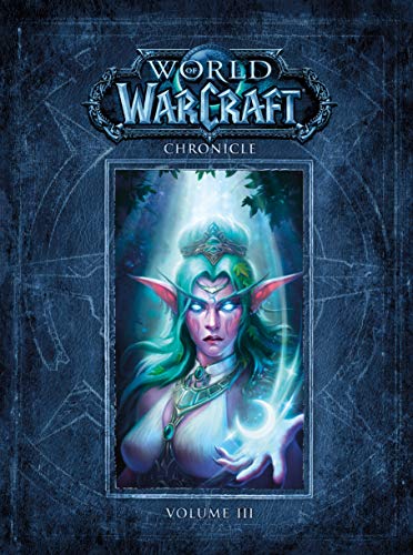 Book cover: “World of Warcraft Chronicle Volume 3” featuring a female elf.