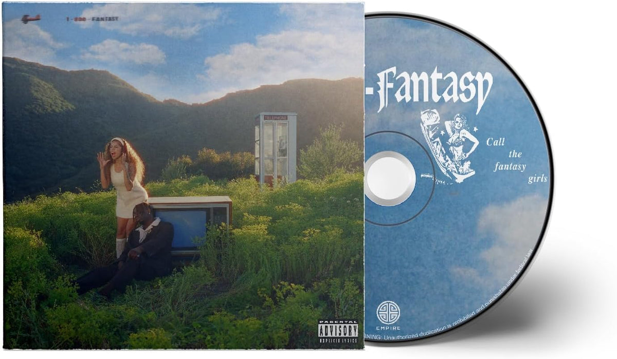 CD cover for Blk Odyssy’s “1-800 Fantasy” featuring a telephone booth scene.