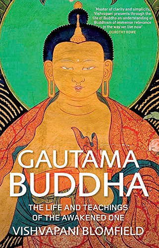 Book cover featuring a painted portrait of Buddha and title text.