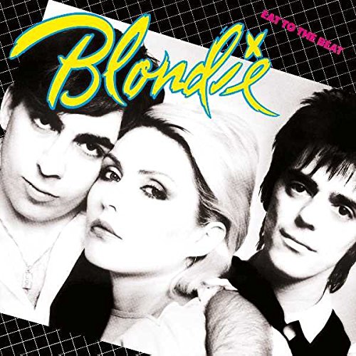 Blondie album cover, "Eat to the Beat", featuring three band members.