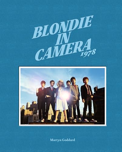 Book cover featuring Blondie band members posing on a rooftop in 1978.