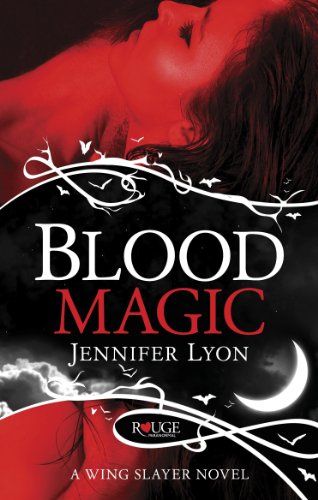 Book cover: red and black with a woman’s face and bats.