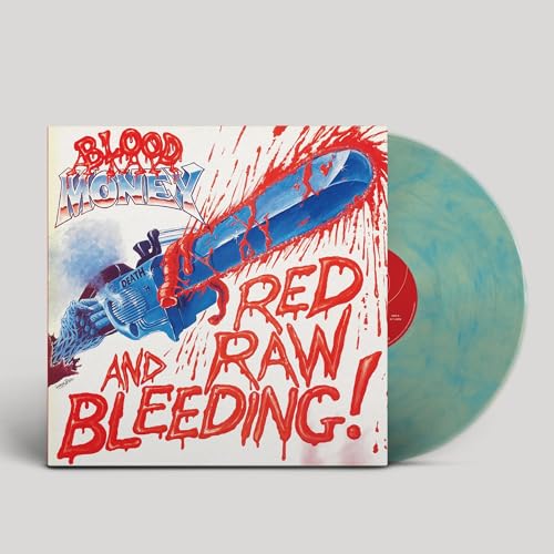 Record cover with a chainsaw illustration and accompanying vinyl record.