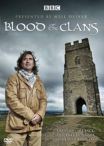 DVD cover for “Blood Of The Clans” featuring Neil Oliver and a castle.