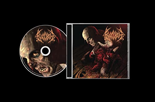 Bloodbath CD and jewel case featuring a grotesque figure with red, bloody imagery.