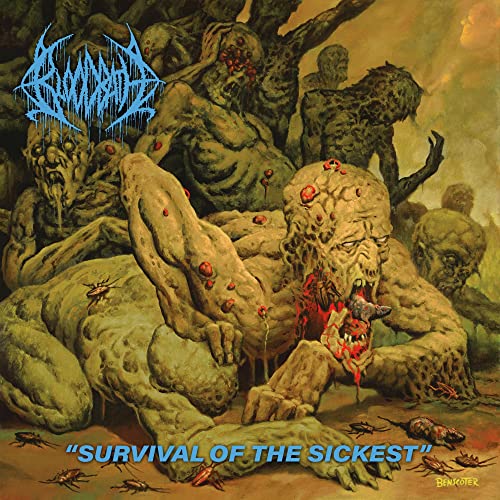 Bloodbath album cover: grotesque, decaying figures and insects in a dark scene.