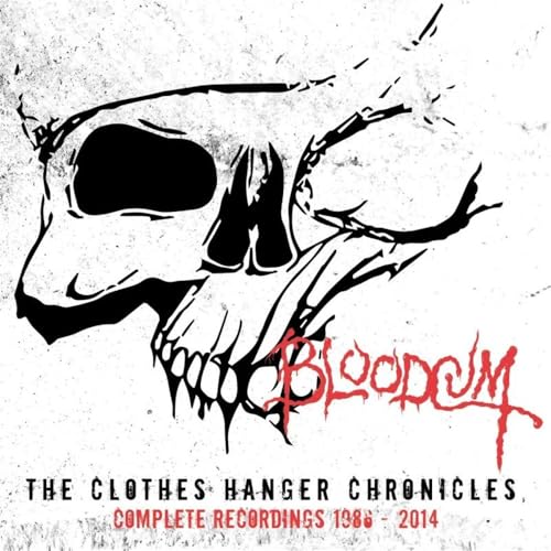 CD cover with a white skull graphic and red text: "Bloodcum.