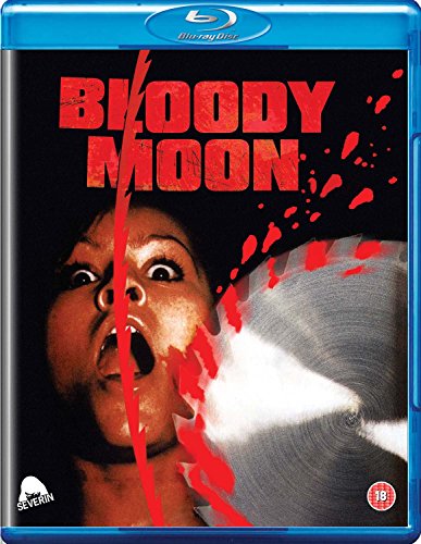 Blu-ray cover art showing a screaming woman and a circular saw with red blood.
