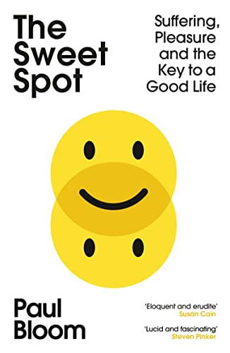 Book cover: "The Sweet Spot" with overlapping yellow smiley faces.